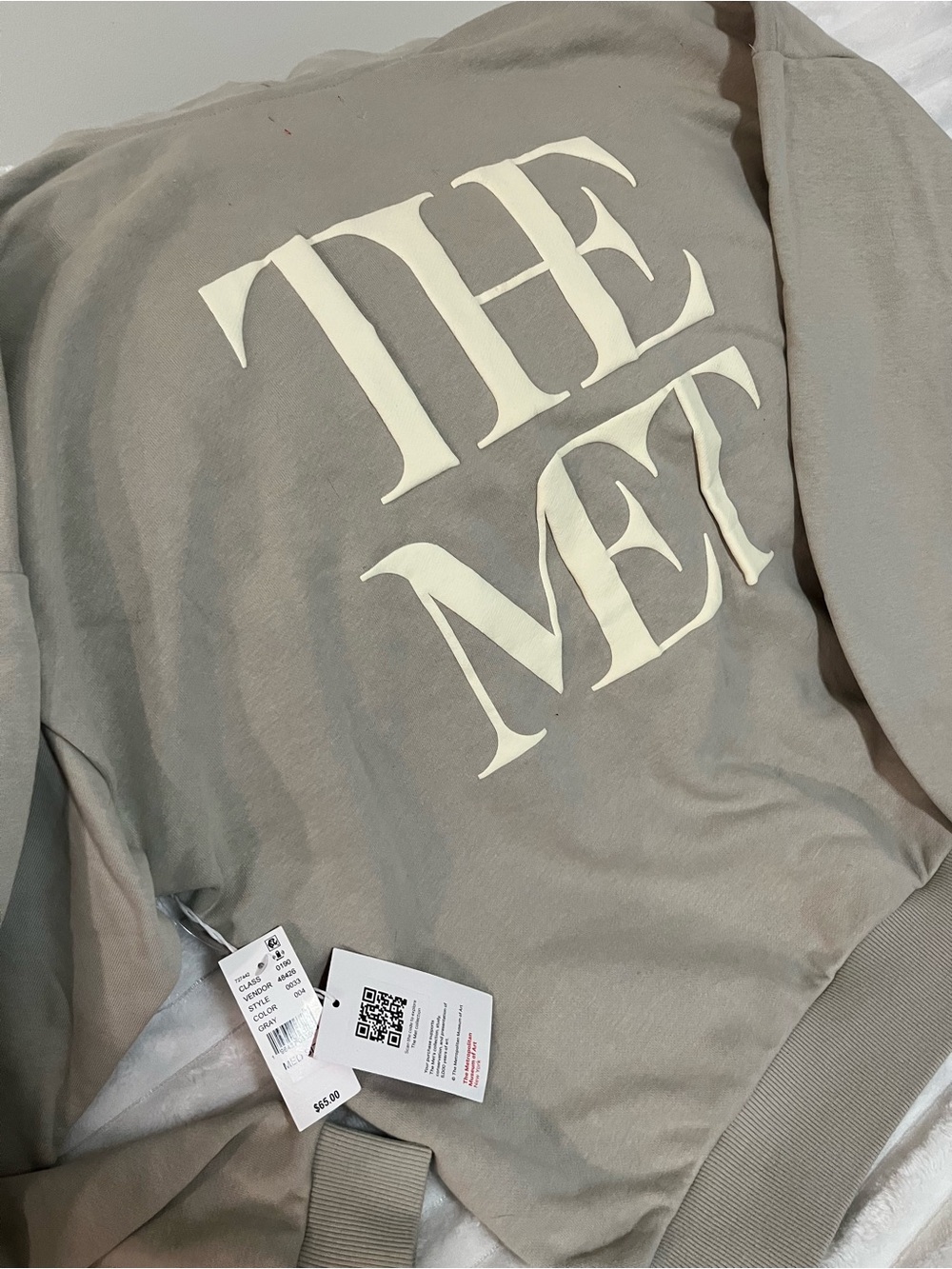 "The Met-Metropolitan Measeum Of Art" Hoodie NEW WITH TAGS - Picture 7 of 7